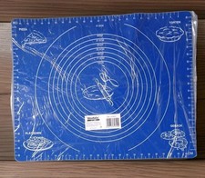 Silikon Backmatte Antihafte Rutschfeste Silikonmatte Küche 50 x 40 cm Teigmatte