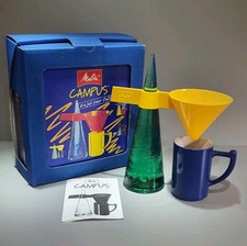 MELITTA CAMPUS FUN KAFFE CULT GRÜN KAFFEE FILTER POUR OVER 90ER OVP RARE SELTEN