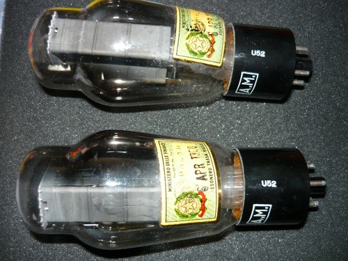 Tube u52 nos - 2), (5u4g)nos