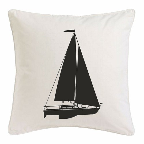 Kissenbezug 40x40cm segelboot - kissenbezug,