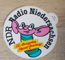 Alter Aufkleber | Sticker NDR Radio Niedersachsen Messe-Journal 1987 Ohrwurm