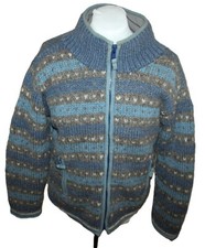 PACHAMAMA nepal ethno strick Pullover strickjacke  Gr S damen handarbeit