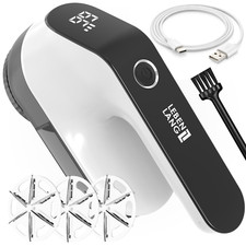 LEBENLANG Fusselrasierer Elektrisch 2000mAh & 2h Laufzeit | LED-Anzeige & Pinsel