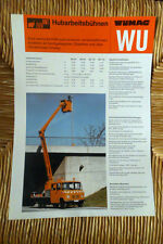 Wumag Hubarbeitsbühnen Bühne