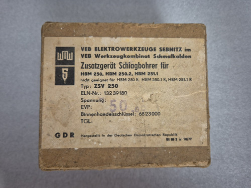 Veb elektrowerkzeuge sebnitz - elektrowerkzeuge,