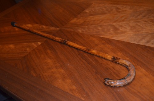 Antiker gehstock holz - gehstock,