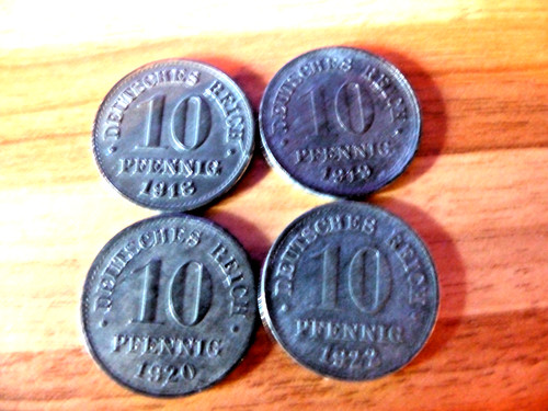Deutsches reich 10 pfennig - 10,