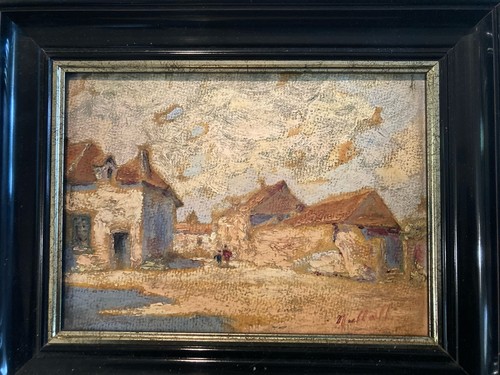Gemälde öl tafel 1900 - gemälde,