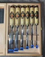 KIRSCHEN Werkzeuge - 6-teiliger Stechbeitel Satz mit Weißbuchenheft