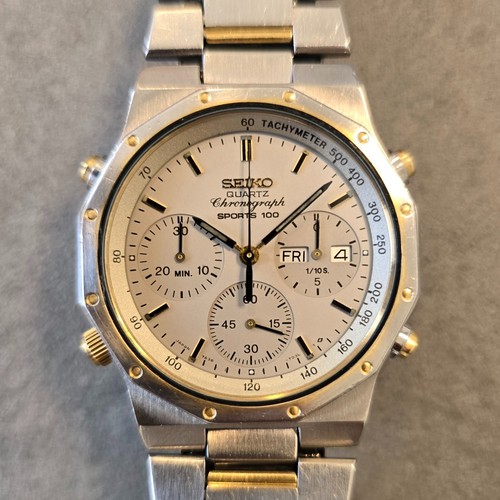 Seiko sports 100 - 100, chronograph
