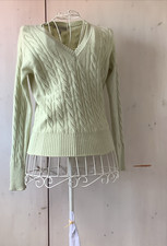 Kaschmir Pullover von MARIA DI RIPABIANCA  Gr. XL, Zitronengelb , 100% Kaschmir