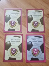 4 Programmhefte Heim Dynamo Dresden 1978 und 1979