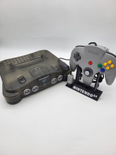Nintendo 64 N64 Clear Black Transparent Schwarz Konsole *Blitzversand* Sehr Gut 