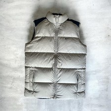 Nike Vintage Puffer Weste Grau