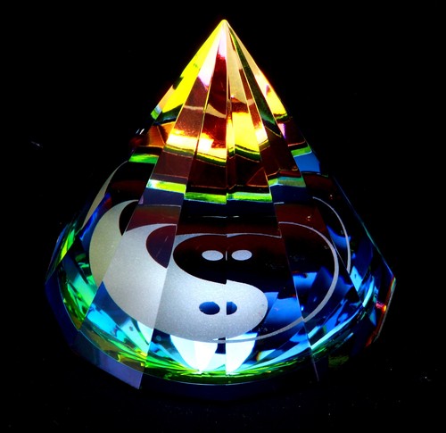 151 buntes prisma ying yang - 151-,