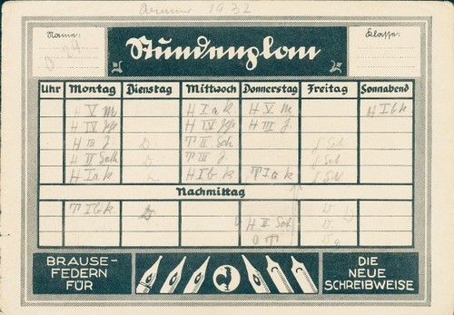 Stundenplan brause und - stundenplan, co