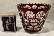 Kleine Bechervase; Klarglas