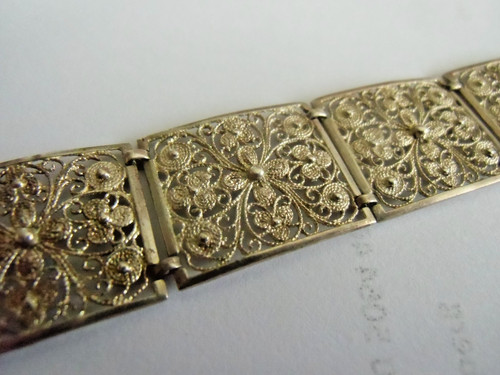 Jugendstil filigran armband - jugendstil,
