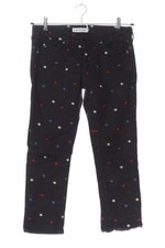 ISABEL MARANT ÉTOILE 7/8 Jeans Damen Jeans Gr. DE 38 schwarz-blau-rot