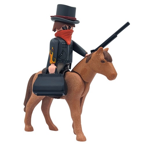 Playmobil cowboy jacke schwarz - cowboy,