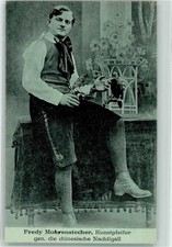 10671506 - Fredy Mohrenstecher Kunstpfeifer Chinesische Nachtigall Zirkus 1913