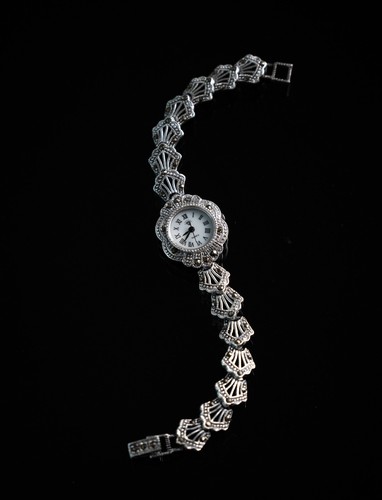Art déco silberuhr 925 - silberuhr,