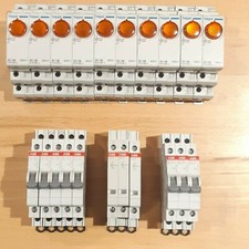 HAGER ABB Kontrolleuchte LED, Ausschalter REG, Verteilereinbau Leuchtmelder 230V