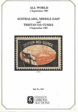 Stanley Gibbons: 2 Auktionskataloge 1987/2000