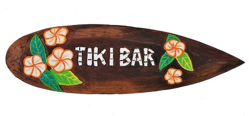 Tiki bar surfboard - bar, im