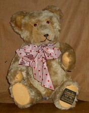 Teddy-Captain Chris-Johanna Haida-ausdrucksstark-53cm-Ziehbrummstimme-unbespielt