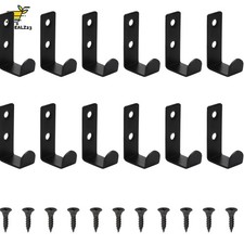 12 Stück Garderobenhaken,Kleiderhaken,Haken zum Schrauben mit 12 Schrauben,Wandh