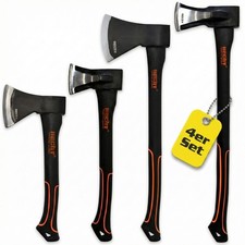 Spaltaxt Axt Beil 4er Set Holz