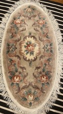 China Art Deco Teppich Oval 120x70cm Aubusson Stil