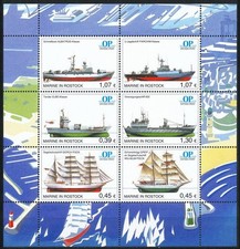 Block Ostsee-Post Marine in Rostock GORCH FOCK Greif Schnellboot Tender **