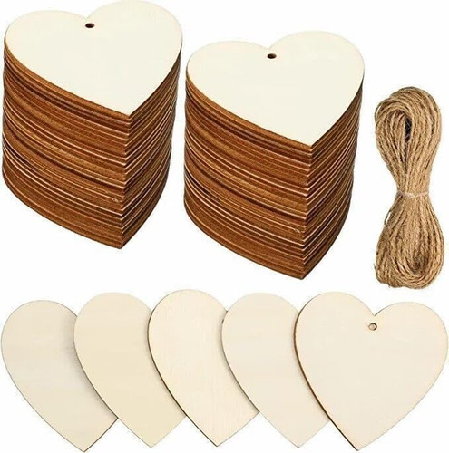 Stück holzherzen scheiben - stück,