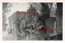 LKW Einheitsdiesel Soldaten Panzerabwehr 42 Rast Fahrt Oppeln Schlesien
