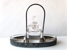 Alte Art Deco Gewürz Menage