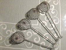 SPRING 4 Fonduesiebe für chinesischen Feuertopf  Mongolentopf Edelstahl 18 / 10