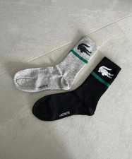 Lacoste Socken 3er-Pack Größe 39-42 Grau Schwarz Neu Herren
