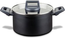 Fackelmann Kochtopf 20 cm mit Keramikbeschichtung – recyceltes Aluminium