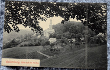 66038 Postkarte Wolkenburg Blick auf die Kirche