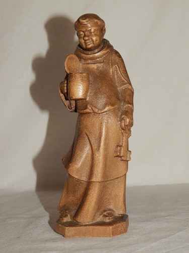 Holzfigur bruder kellermeister - holzfigur,