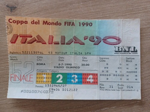 Eintrittskarte ticket fifa - eintrittskarte, ★
