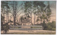 Helmstedt Kriegerdenkmal im Brunnental 1917