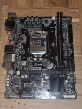 Gigabyte GA-H110M-S2HP Mainboard LGA1151 defekt Sockel beschädigt Bastlerware