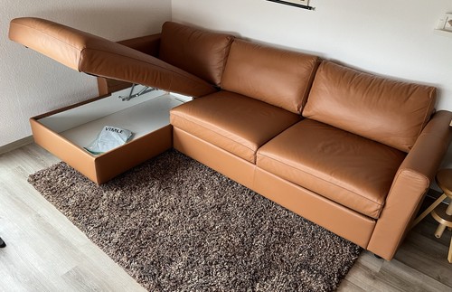 Ikea vimle eck bettsofa leder - ikea,