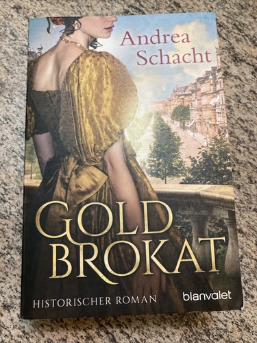 Gold brokat andrea schacht - gold, brokat,