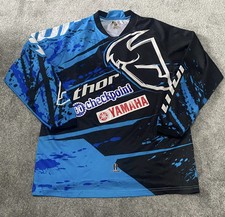 Thor Yamaha Motocross Trikot Langarm Oberteil Größe M