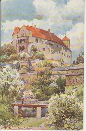 Nürnberg burg künstler - nürnberg, künstler-ak