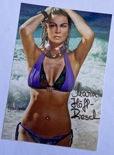 original Autogramm Ski Alpin Maria Höfl-Riesch • sehr sexy • Bikini • Look • Rar